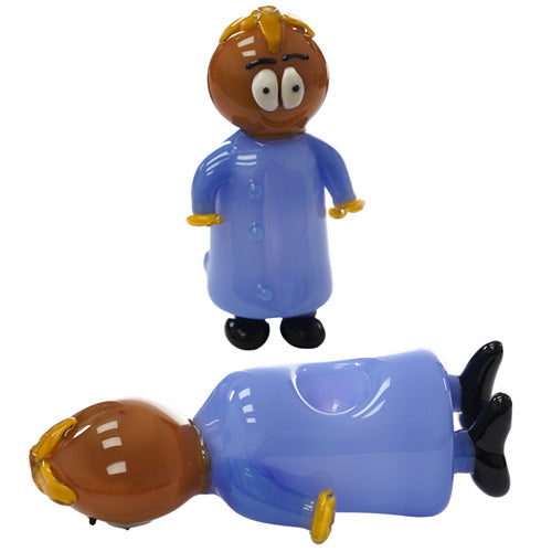 Unbranded Hand Pipe Character (7483) Glass 5.0"