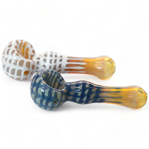 Unbranded Hand Pipe 65 Gr FUMED & ART (113001) Glass 4.0"