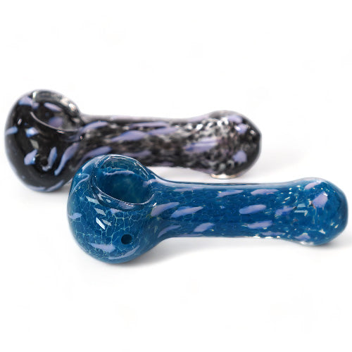 Unbranded Hand Pipe 50 Gr FRITED AND DOT ART (113005) Glass 3.0"