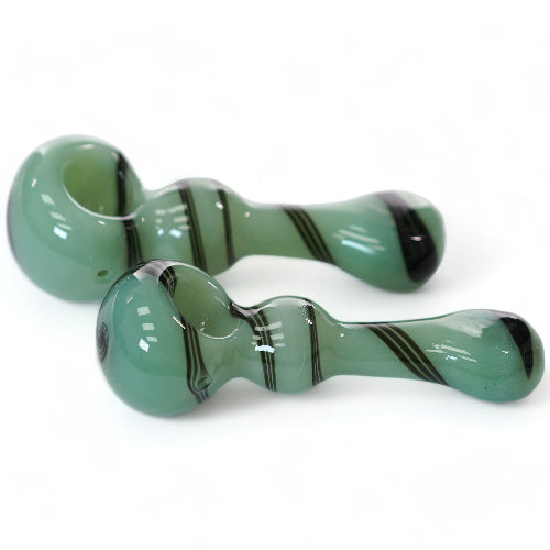 Unbranded Hand Pipe MINY GREN WITH BALCKART (113006) Glass 3.5"