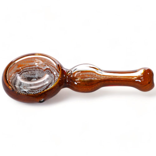 Unbranded Hand Pipe 4 Gold 125 Gr DOUBLE DELUXE US (113008) Glass 5.5"