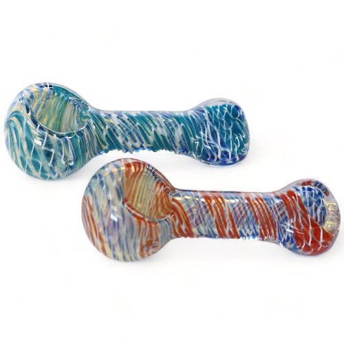 Unbranded Hand Pipe 70 Gr FULL ART/ FLAT MOUTH (113019) Glass 3.5"
