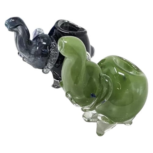 Unbranded Hand Pipe Mini Frit Elephant (114003) Glass 3.0"