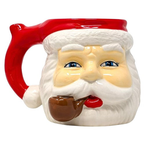 High Point Hand Pipe Red Santa Wake Bake Mug PM025 (114041) Ceramic 6.0"