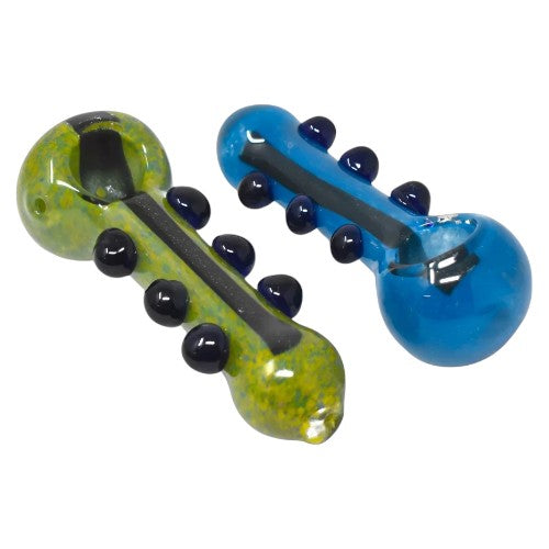 Unbranded Hand Pipe Frit & Dicro Art (114057) Glass 4.0"