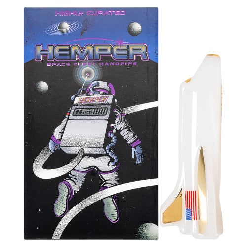 Hemper Hand Pipe Space Shuttle (114141) Glass 4.0"