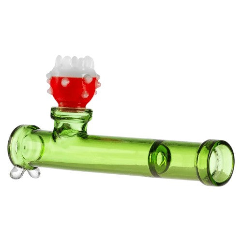 Hemper Hand Pipe Gaming Flower Piranha (114154) Glass 4.0"