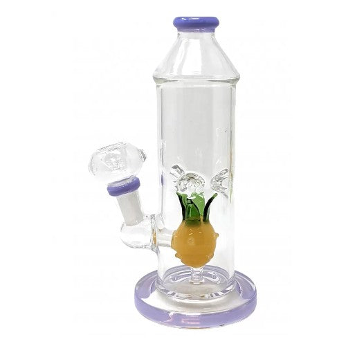 Unbranded Glass Pineapple Perc Straight (114077)  7.0"