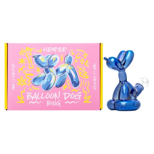 HEMPER Glass Balloon Dog Bong (114101)  5.5"
