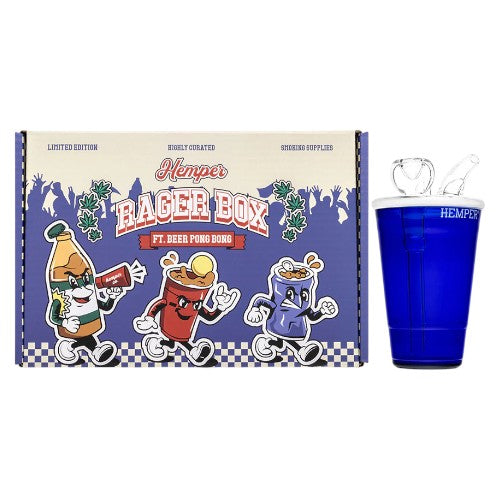 HEMPER Glass Beer Pong Bong (114107)  6.0"