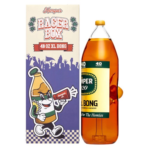 HEMPER Glass Forty Ounce XL Bong (114108)  9.5"