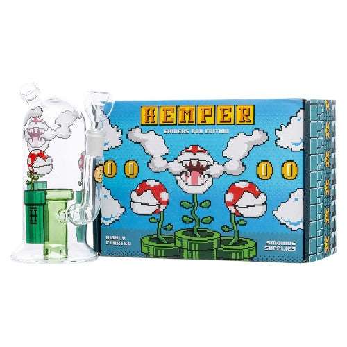 HEMPER Glass Gaming Flower Bong (114152)  6.0"