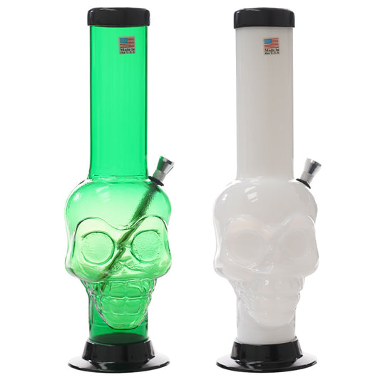 Unbranded Plastic Skull 2 per pack (5653)  12.0"