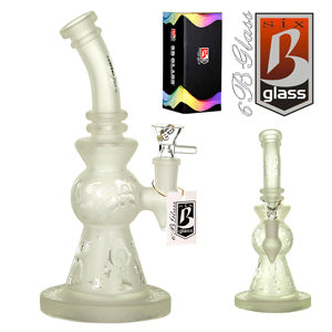 6B Glass Glass Matte Finish (6622) White 9.0"