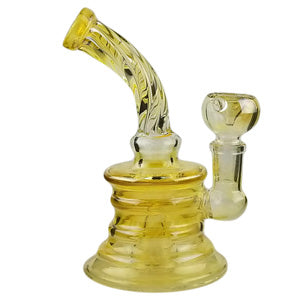 Unbranded Glass Silver Fumed (7032) Yellow 6.0"