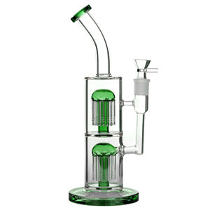 Unbranded Glass 2 Stage Shower With 8 Arms (7090) Green 13.0"