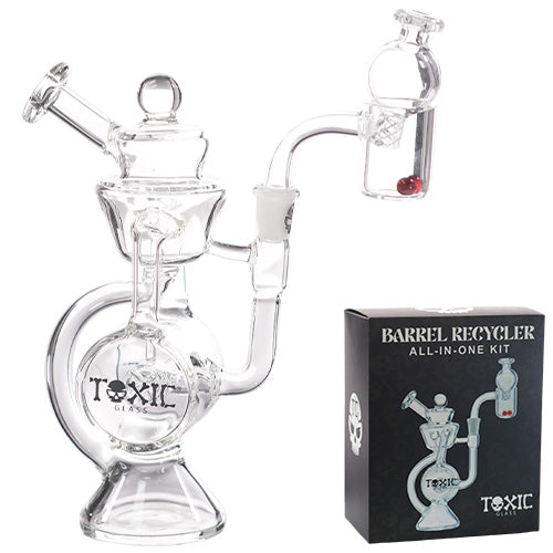 Toxic Glass Barrel Recycle Kit (7443) Clear 7.0"