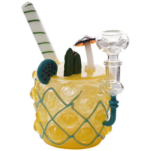 Unbranded Glass Rig Pineapple (8064) Yellow 6.0"