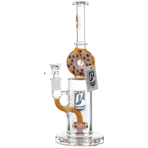 6B Glass Glass Donuts (8437) Pink 11.0"