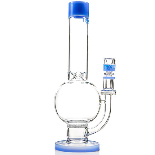 Toxic Glass Frit Perc Globe (8515) Jade Blue 12.0"