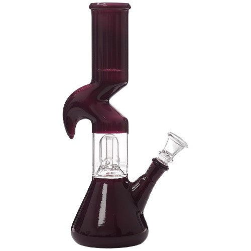 Unbranded Glass Zig-Zag (8816) Brown 10.0"