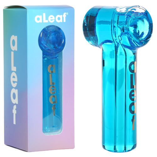 aLeaf Hand Pipe Glycerin ALHP5052 (4549) Glass 4.0" Blue
