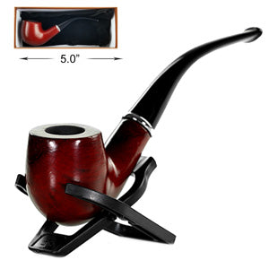 Unbranded Hand Pipe Sherlocks-30077 (4718) Wood 5.0" N1