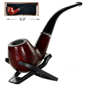 Unbranded Hand Pipe Sherlocks-30077 (4718) Wood 5.0" N3