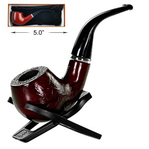 Unbranded Hand Pipe Sherlocks-30077 (4718) Wood 5.0" N4