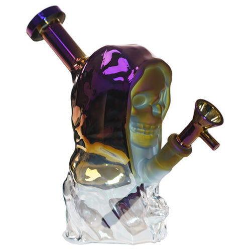 Unbranded Glass Skull (1556) 8.0" Color1