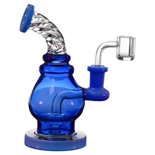 Unbranded Glass Laptern (5526) 6.0" Blue