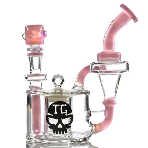Toxic Glass Stash Rig (6232) 7.5" Pink