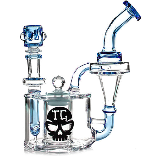 Toxic Glass Stash Rig (6232) 7.0" Dark Blue