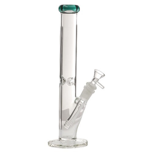 Unbranded Glass STR 90mm dia (6492) 12.0" Teal