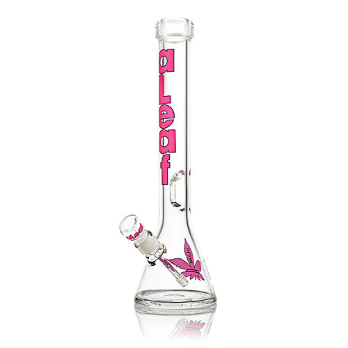 aLeaf Glass 9mm Beaker Spec Head (6588) 18.0" Pink