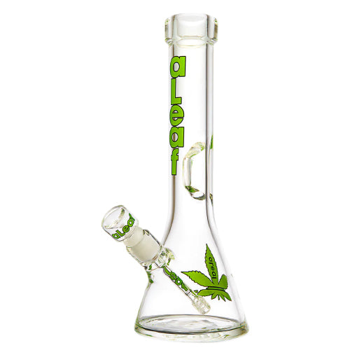 aLeaf Glass 9mm Beaker Spec Head (6589) 14.0" Green