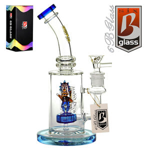 6B Glass Glass Face (6623) 9.0" Blue