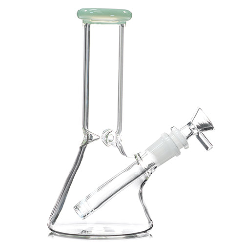 Unbranded Glass Beacker (6691) 8.0" Milky Green