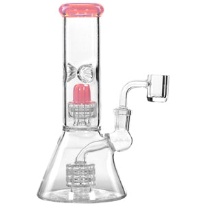 Unbranded Glass Bottom Par Pyramid With Gears (7119) 8.0" Pink