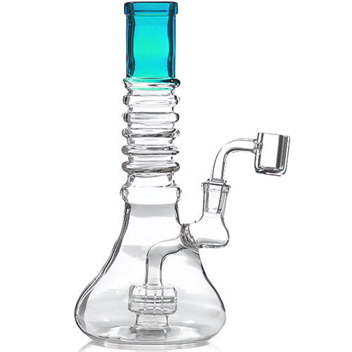 Unbranded Glass Rings (7133) 10.0" Teal