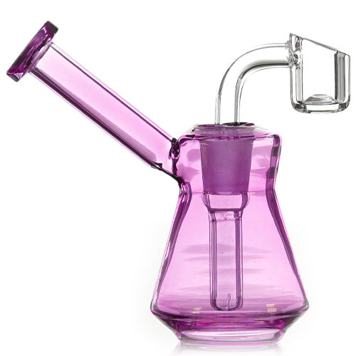 Unbranded Glass With 4mm banger (8103) 4.5" Purple