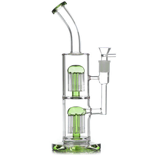 Unbranded Glass Double Stage Arms (8107) 13.0" Green