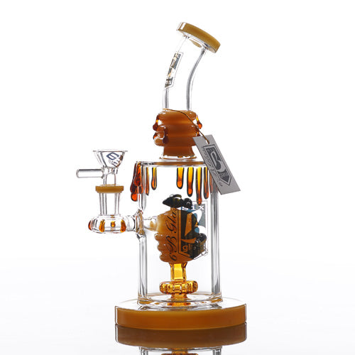 6B Glass Glass Bee (8275) 9.0" Brown
