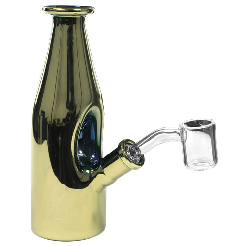 Unbranded Glass Oil Spill Design (8345) 6.0" Gold