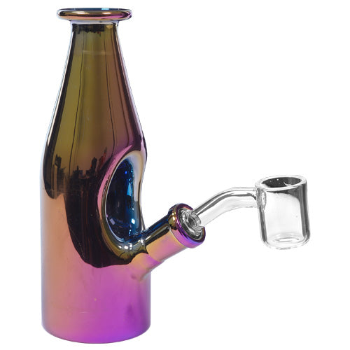 Unbranded Glass Oil Spill Design (8345) 6.0" Rainbow