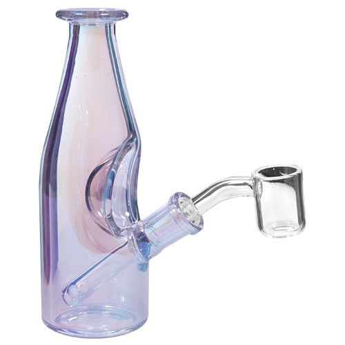 Unbranded Glass Oil Spill Design (8345) 6.0" White
