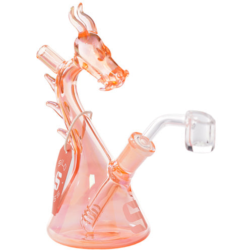 Silo Glass Dragon (8487) 7.0" Orange