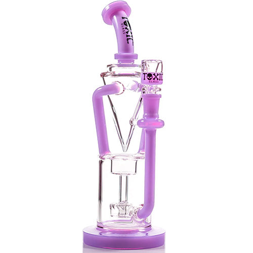 Toxic Glass COLORTUBE GRAVITY RECYCLER (8516) 12.0" Slime Purple
