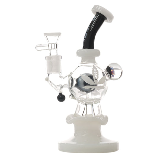 aLeaf Glass Lily Bomb (8541) 8.0" White