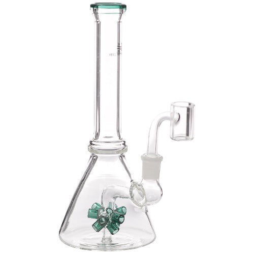 Helios Glass Glass Shower (8808) 8.0" Teal